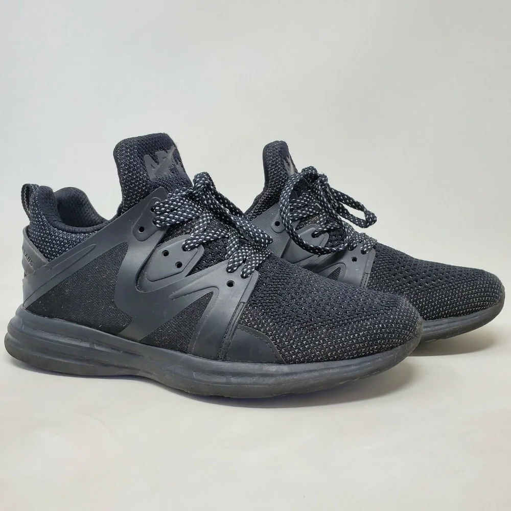 Lululemon APL Reflective Ascend Shoes Black Womens Size 8